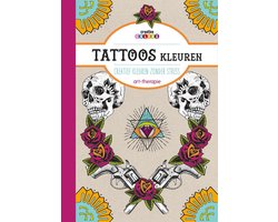 Boek-Tattoos kleuren-tweedehands