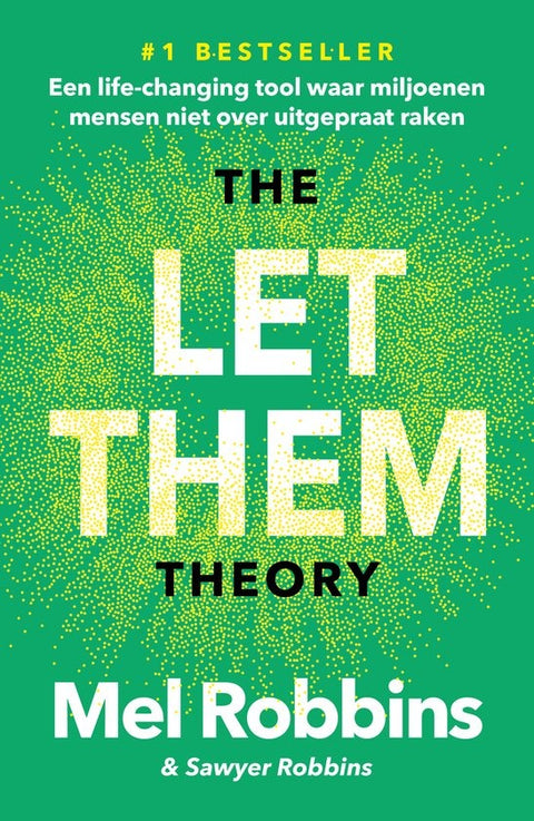 The Let Them Theory, Mel Robbins, Nederlandstalige uitgave, boekomslag voorkant, tweedehands