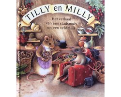 Tilly en Milly, Kate Summers, boekomslag voorkant met twee muizen in een kamer, tweedehands