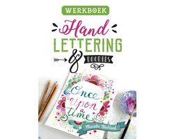 Boek-Werkboek handlettering & doodles-tweedehands