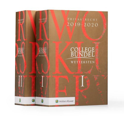 Boek-Wolters Kluwer Collegebundel 2019-2020-tweedehands