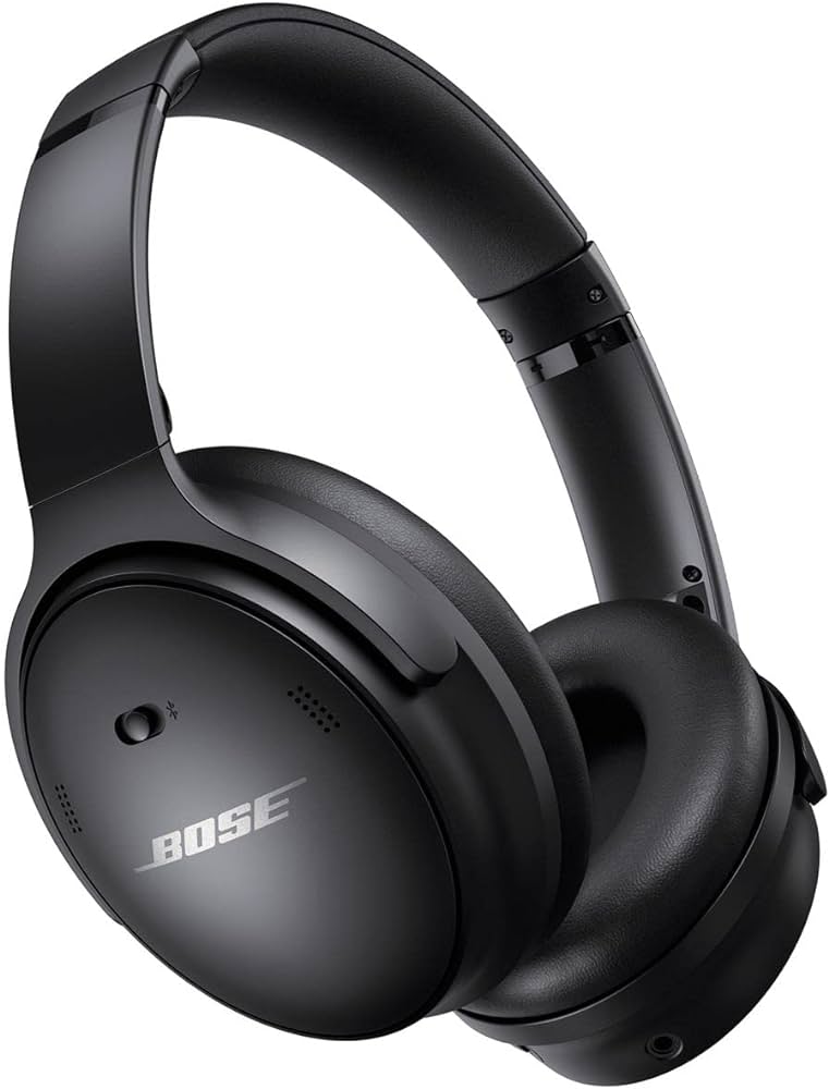 Bose-QuietComfort 45 Bluetooth Noise-Cancelling Koptelefoon - Zwart (Nieuw)