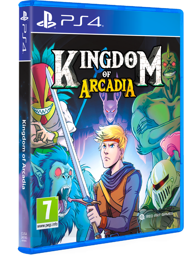 PlayStation 4 Kingdom of Arcadia, doos voorkant