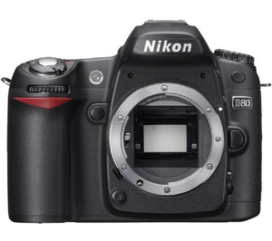 D80 Spiegelreflexcamera Body - Zwart