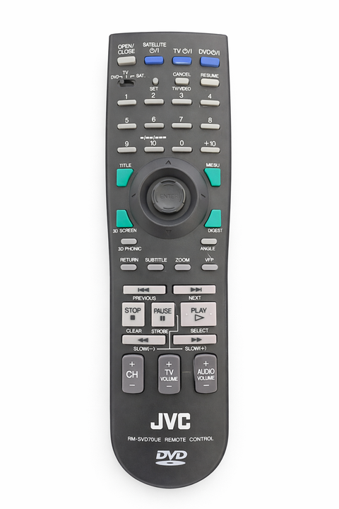 JVC-RM-SVD701UE Afstandsbediening voor JVC DVD Speler (XV-501, XV-505, XV-D701, XVD701BK)-tweedehands