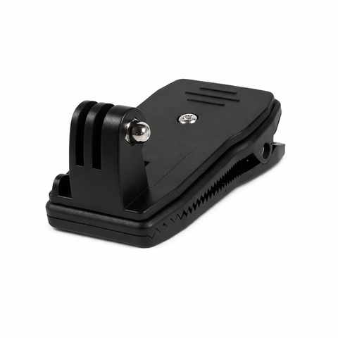 Knijpklem voor GoPro action camera, zwart, clip met GoPro-houder voor rugzak, riem of pet, tweedehands