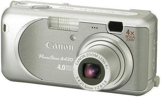 Canon-A430 Digitale Compact Camera - Zilver (In doos)-tweedehands