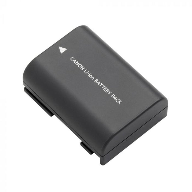Canon NB-2LH accu 720mAh, zwart, accu schuin van boven met opschrift Canon Li-ion Battery Pack, tweedehands