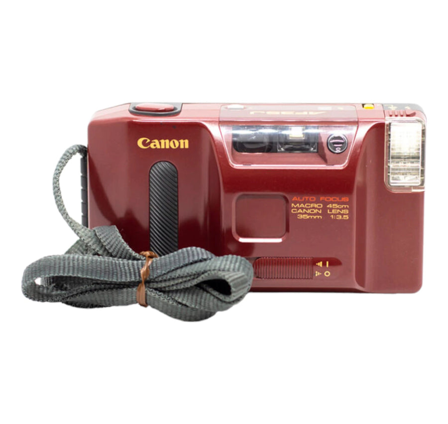 Canon-AF35J 35mm Zoom Point and Shoot Film Camera - Rood Tweedehands