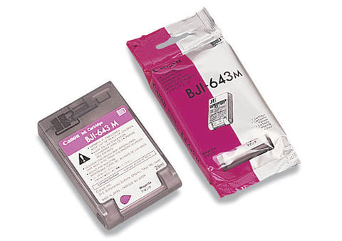Canon-BJI‑643M Pink Ink Cartridge (29 ml) - Roze (Nieuw)