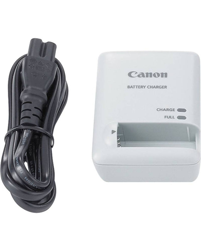 CB-2LBE oplader voor Canon NB-9L accu, grijze lader met opschrift Canon en netsnoer