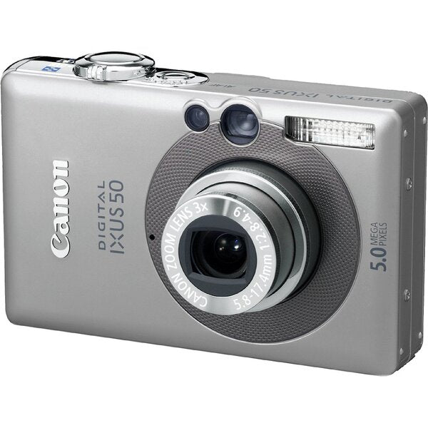 Canon-Digital IXUS 50 Digitale Compact Camera - Zilver Tweedehands