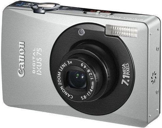 Canon-Digital IXUS 75 Digitale Compact Camera - Zilver Tweedehands