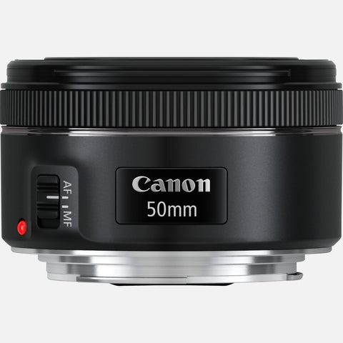 Canon-EF 50mm f/1.8 STM Lens - Zwart Tweedehands