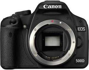 EOS 500D Spiegelreflexcamera Body - Zwart