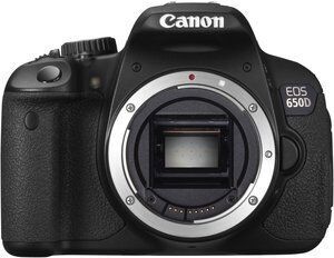 EOS 650D Spiegelreflexcamera Body - Zwart
