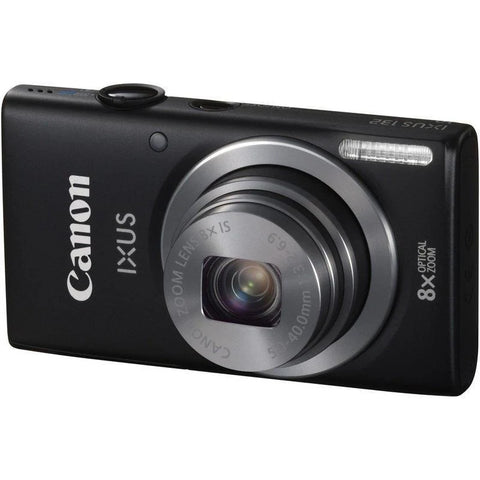 Canon-IXUS 132 Digitale Compact Camera - Zwart (Nieuw)