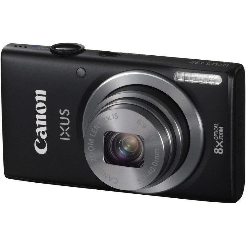Canon-IXUS 132 Digitale Compact Camera - Zwart (Nieuw)