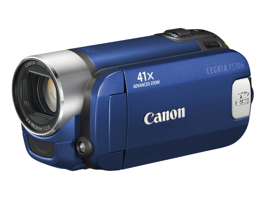 Canon-Legria FS306 E Digitale Videocamera - Blauw Tweedehands