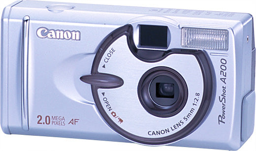 Canon-PowerShot A200 Digitale Compact Camera - Zilver (Nieuw)