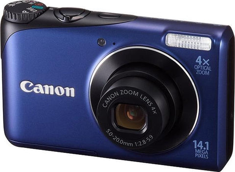 Canon-PowerShot A2200 Digitale Compact Camera - Donker Blauw Tweedehands