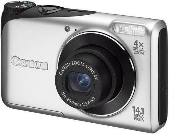 Canon-PowerShot A2200 Digitale Compact Camera - Zilver Tweedehands