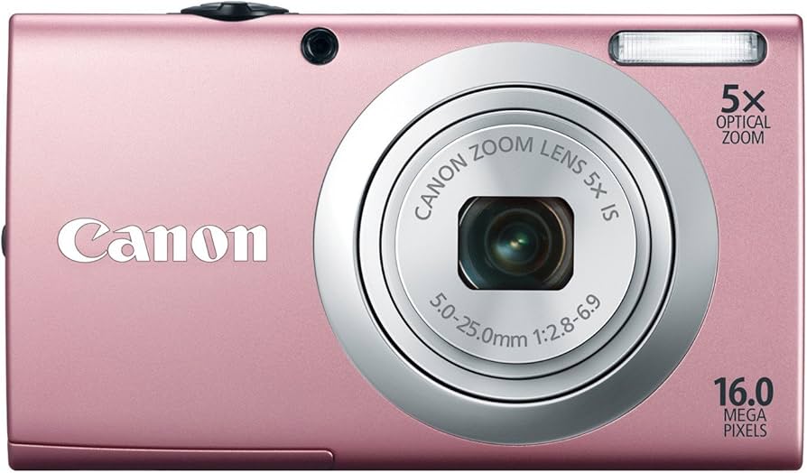 Canon-PowerShot A2400 IS Digitale Compact Camera - Roze-tweedehands