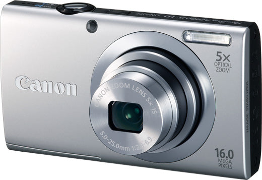 Canon-PowerShot A2400 IS Digitale Compact Camera - Zilver Tweedehands