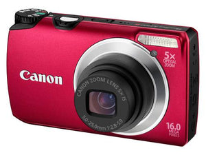 PowerShot A3300 IS Digitale Compact Camera - Rood (In doos)