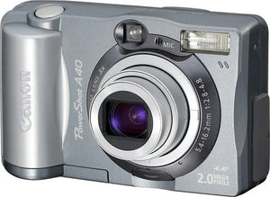 PowerShot A40 Digitale Compact Camera - Zilver