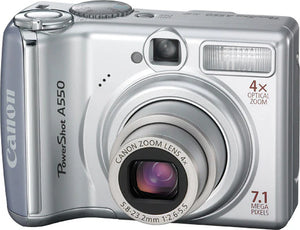 PowerShot A550 Digitale Compact Camera - Zilver