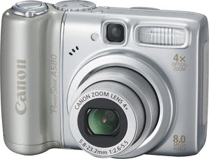 PowerShot A580 Digitale Compact Camera - Zilver