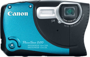 PowerShot D20 Digitale Onderwater Compact Camera - Blauw
