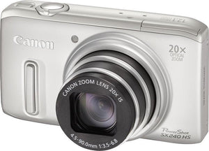 PowerShot SX240 HS Digitale Compact Camera - Zilver