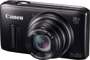PowerShot SX240 HS Digitale Compact Camera - Zwart