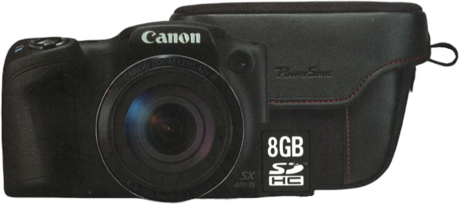 Canon-PowerShot SX420 IS Digitale Camera Essentials Kit (In doos) Tweedehands