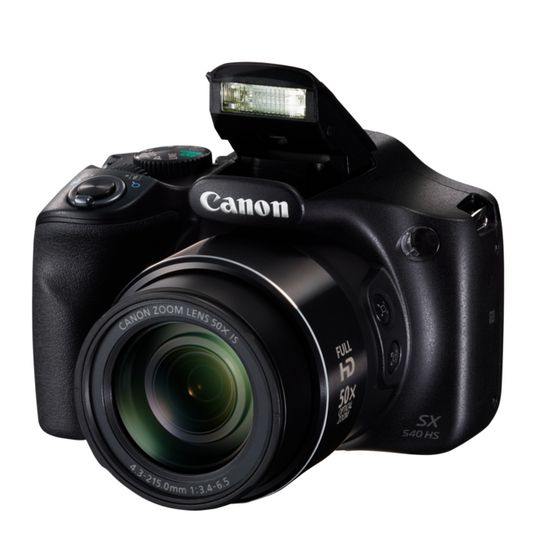 Canon-PowerShot SX540 HS Digitale Bridge Camera - Zwart (In doos) Tweedehands