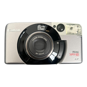 Prima Super 105 Ai AF 35mm Zoom Point and Shoot Film Camera - Zilver