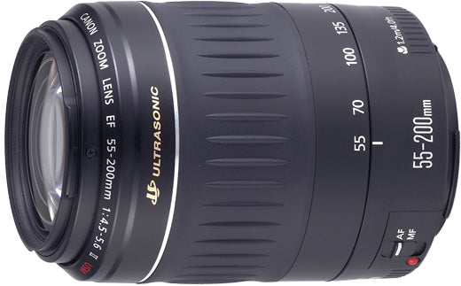 Canon-Ultrasonic EF 55-200 mm f4.5-5.6 II USM Tweedehands
