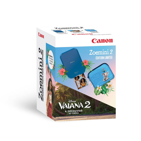 Canon-Zoemini Mini 2 Photo Printer Bundel - Disney Vaiana 2 Edition (Nieuw)
