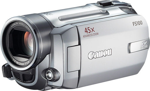 Canon Legria FS100 zilver flash memory camcorder