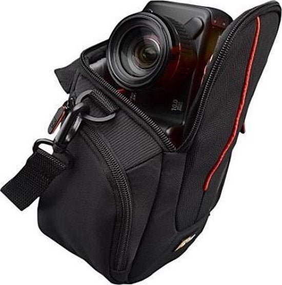 Case Logic-DCB-304 High Zoom Camera Case- Zwart/Rood Tweedehands