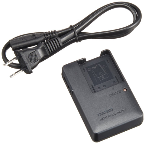 Casio BC-80L acculader voor NP-80 en NP-82, grijze lader met netsnoer, tweedehands