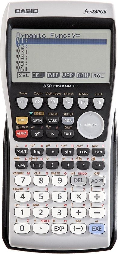 Casio-fx-9860GII Grafische Rekenmachine Tweedehands