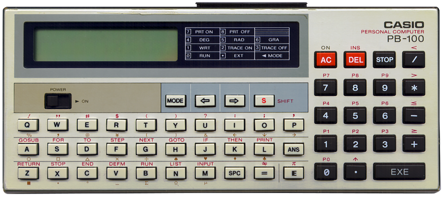 Casio-PB-100 Rekenmachine Tweedehands