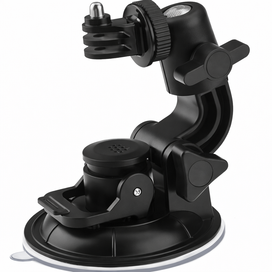Algemeen-Zuignap Mount voor GoPro Action Camera - Zwart-tweedehands