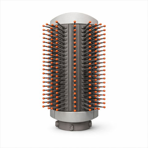 Airwrap Soft Smoothing Brush Opzetstuk - Copper/Silver
