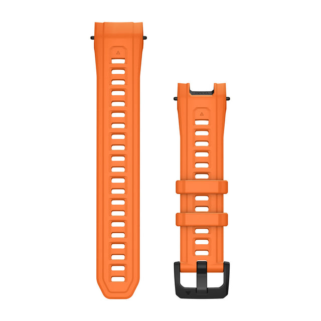 Garmin Instinct 3 siliconen horlogeband 22mm in Solstice oranje met zwarte gesp
