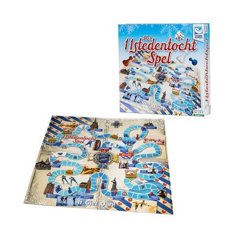 Clown Games-Het Elfstedentochtspel Bordspel (Nieuw)