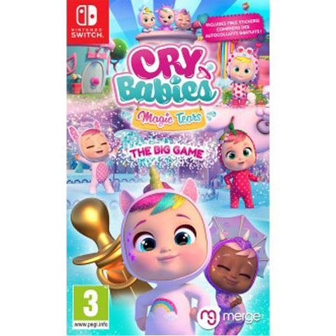 Cry Babies Magic Tears: The Big Game - Nintendo Switch box art